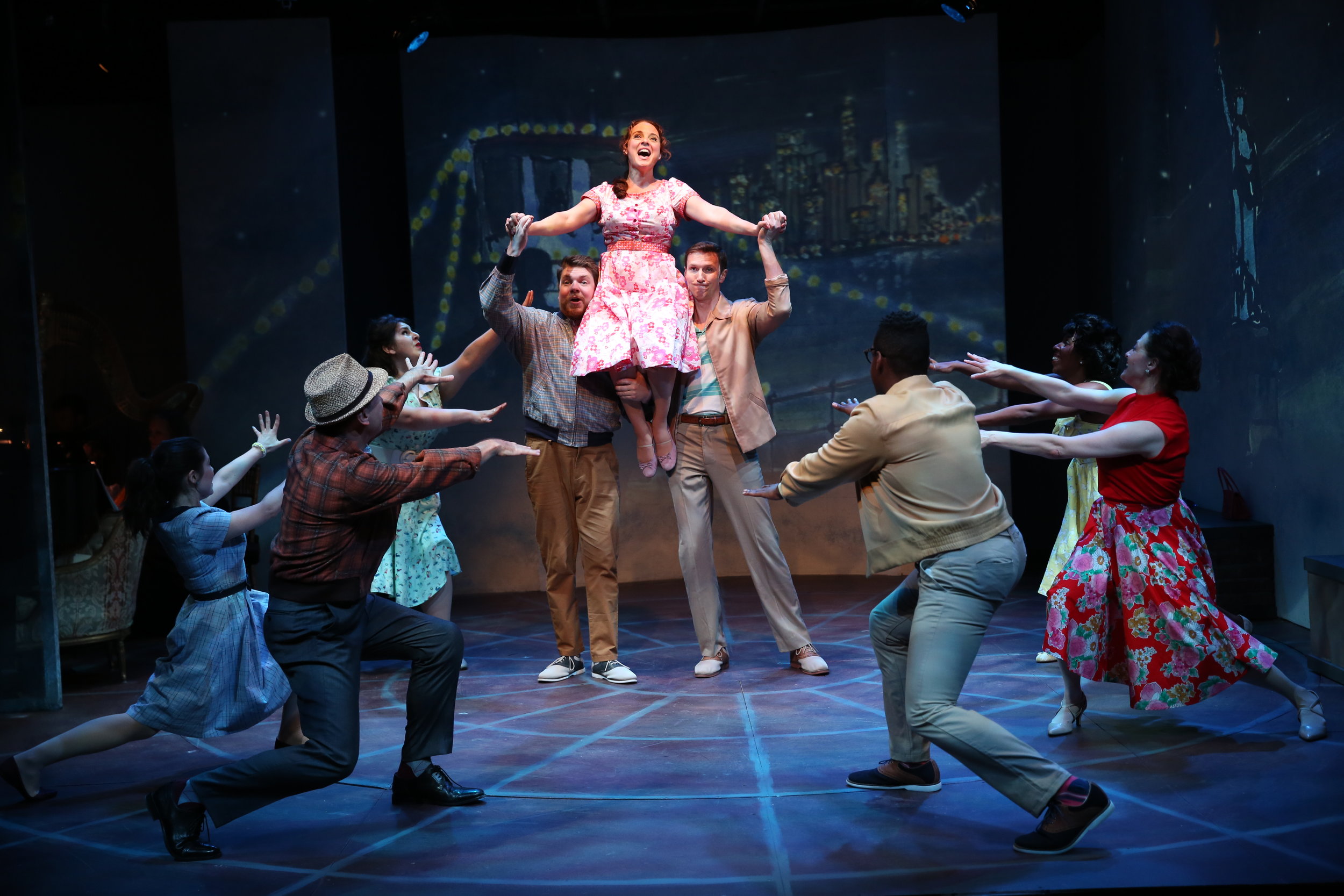 Melissa Errico and the cast of Irish Rep's ON A CLEAR DAY YOU CAN SEE FOREVER - Photo by Carol Rosegg (1).JPG