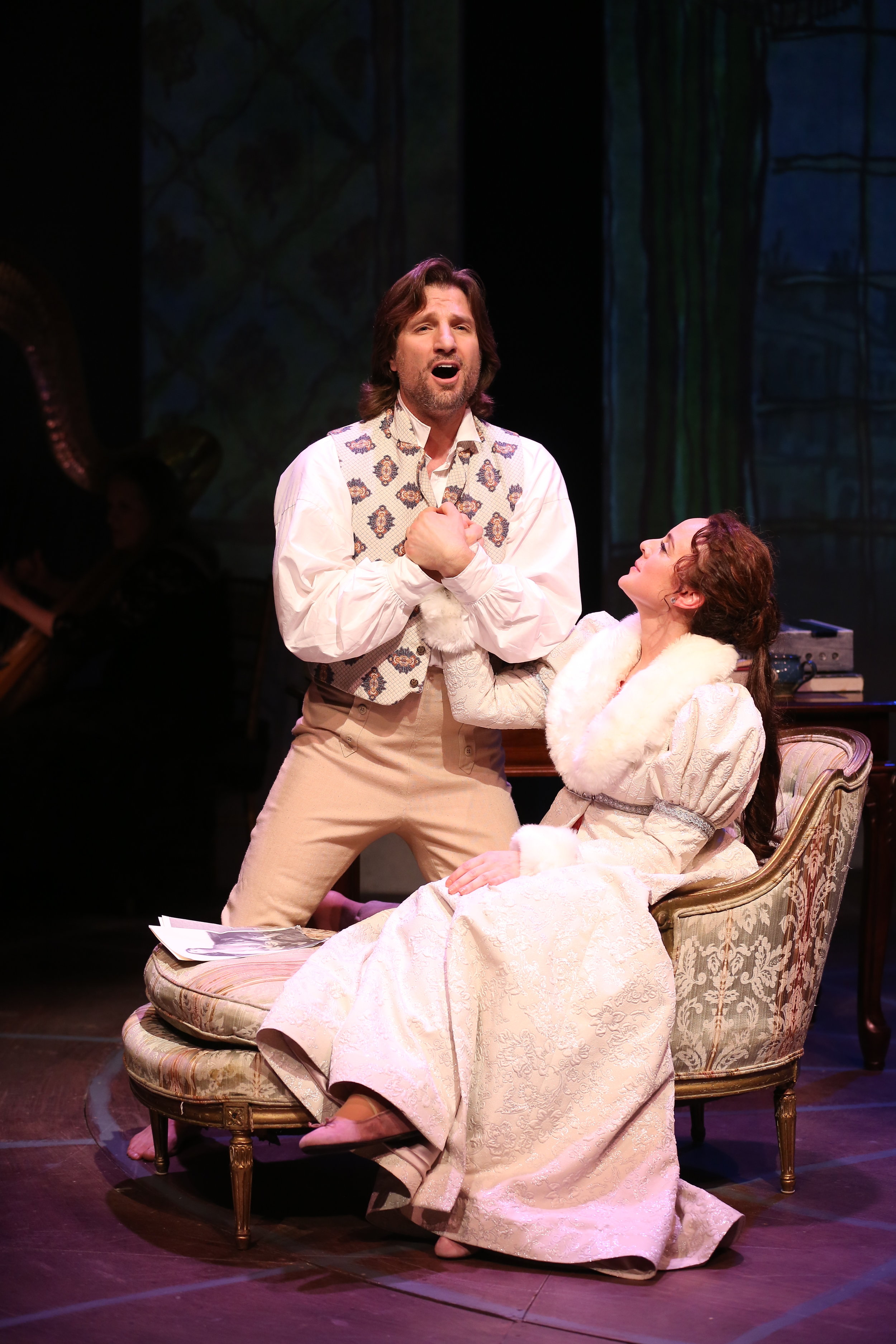 John Cudia and Melissa Errico in Irish Rep's ON A CLEAR DAY YOU CAN SEE FOREVER - Photo by Carol Rosegg (2).JPG