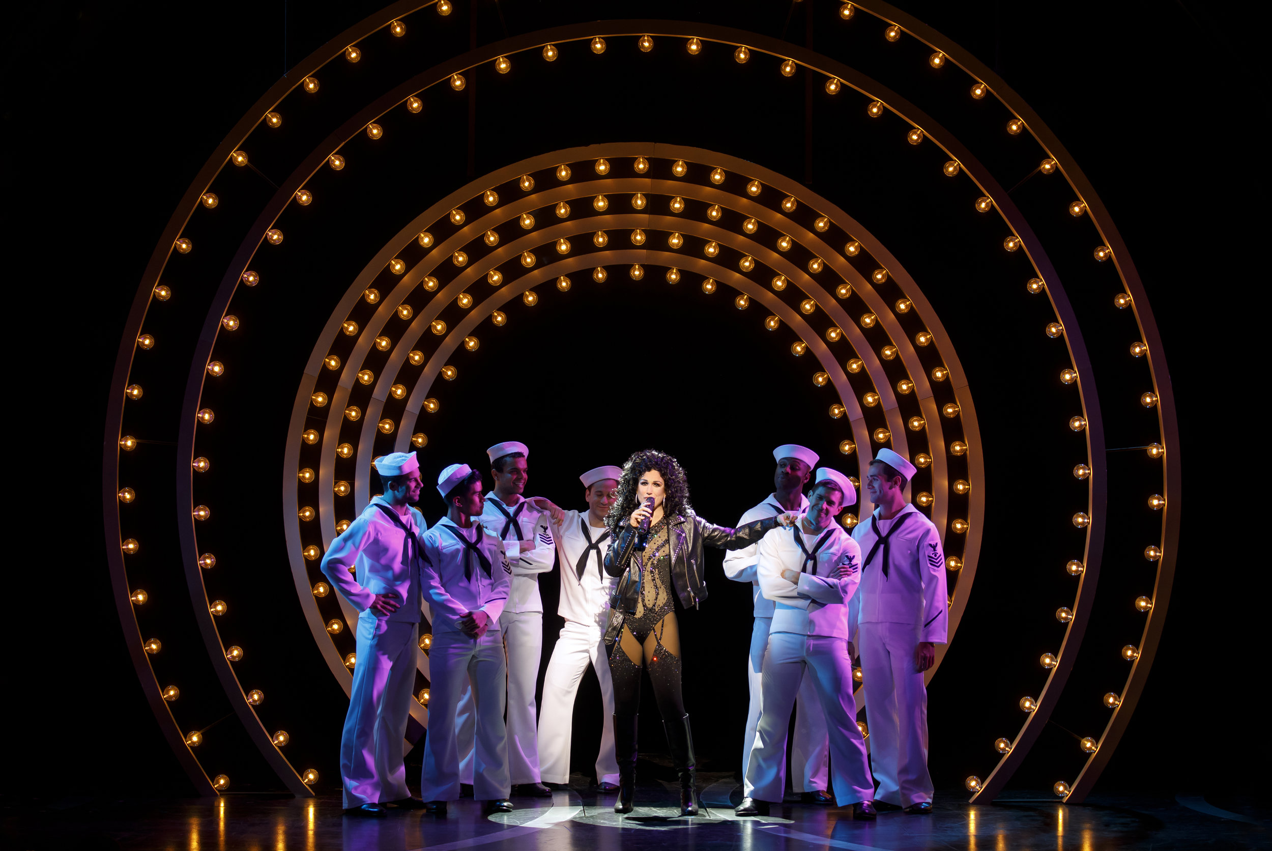 Stephanie J. Block as Star and the cast of THE CHER SHOW on Broadway - photo by Joan Marcus - 758r.jpg