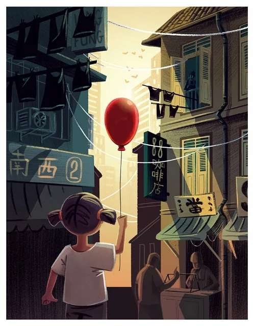 Girl with a Red Balloon from Singapore Stories by Charlene Chua