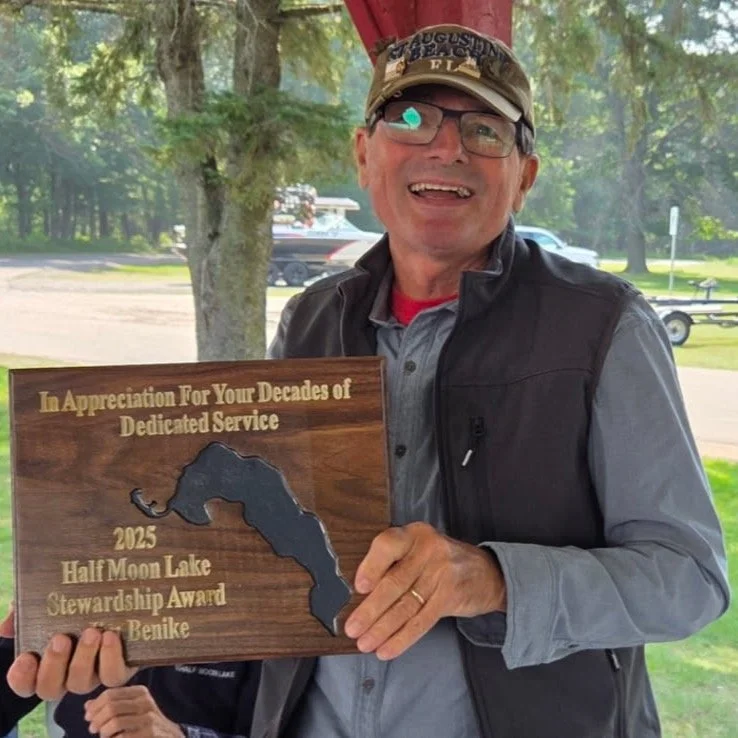 Jim Benike's Stewardship Award - at the annual HML Meeting in August 2025