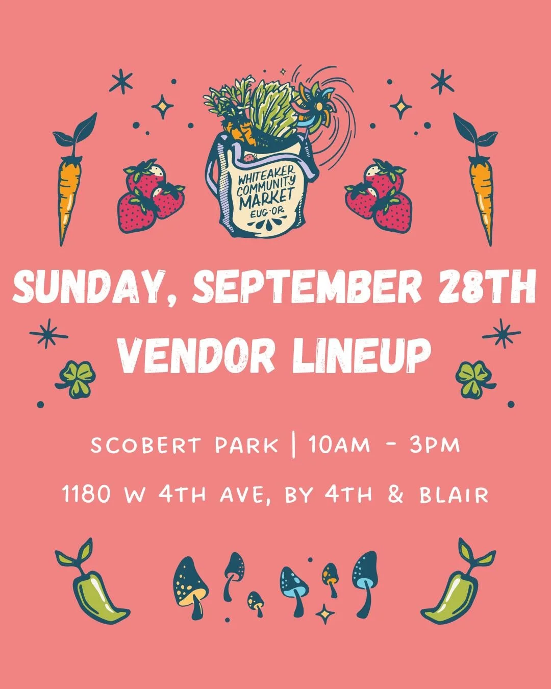 Wrapping up another month with the last market in September! Time flies when you spend it creating community, supporting small businesses, buying local produce and goods 🍎

🪙 Don&rsquo;t forget to spend your SNAP and DUFB currencies before the mark