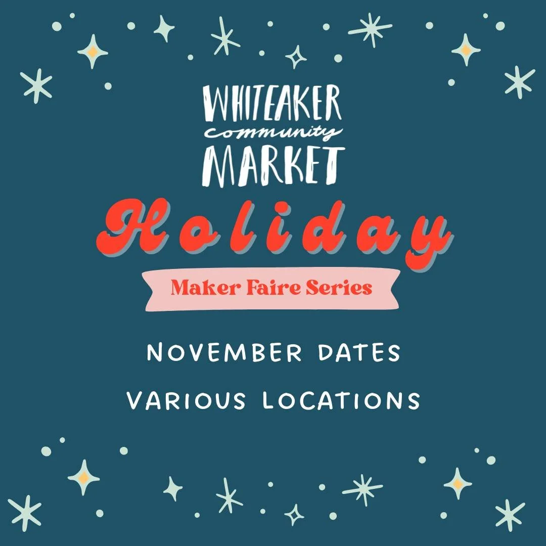 Our Holiday Series is here 🎉 🎁 ✨ Settle into the holiday spirit by joining friends and family for a day of leisurely fun. Stroll through skilled makers and vendors from our community, while enjoying top notch local eateries and warm, cheerful vibes