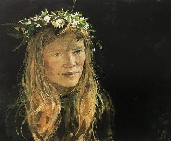 Crown of Flowers - Andrew Wyeth