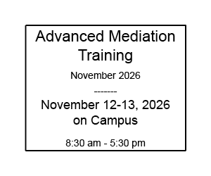 Advanced Mediation Training