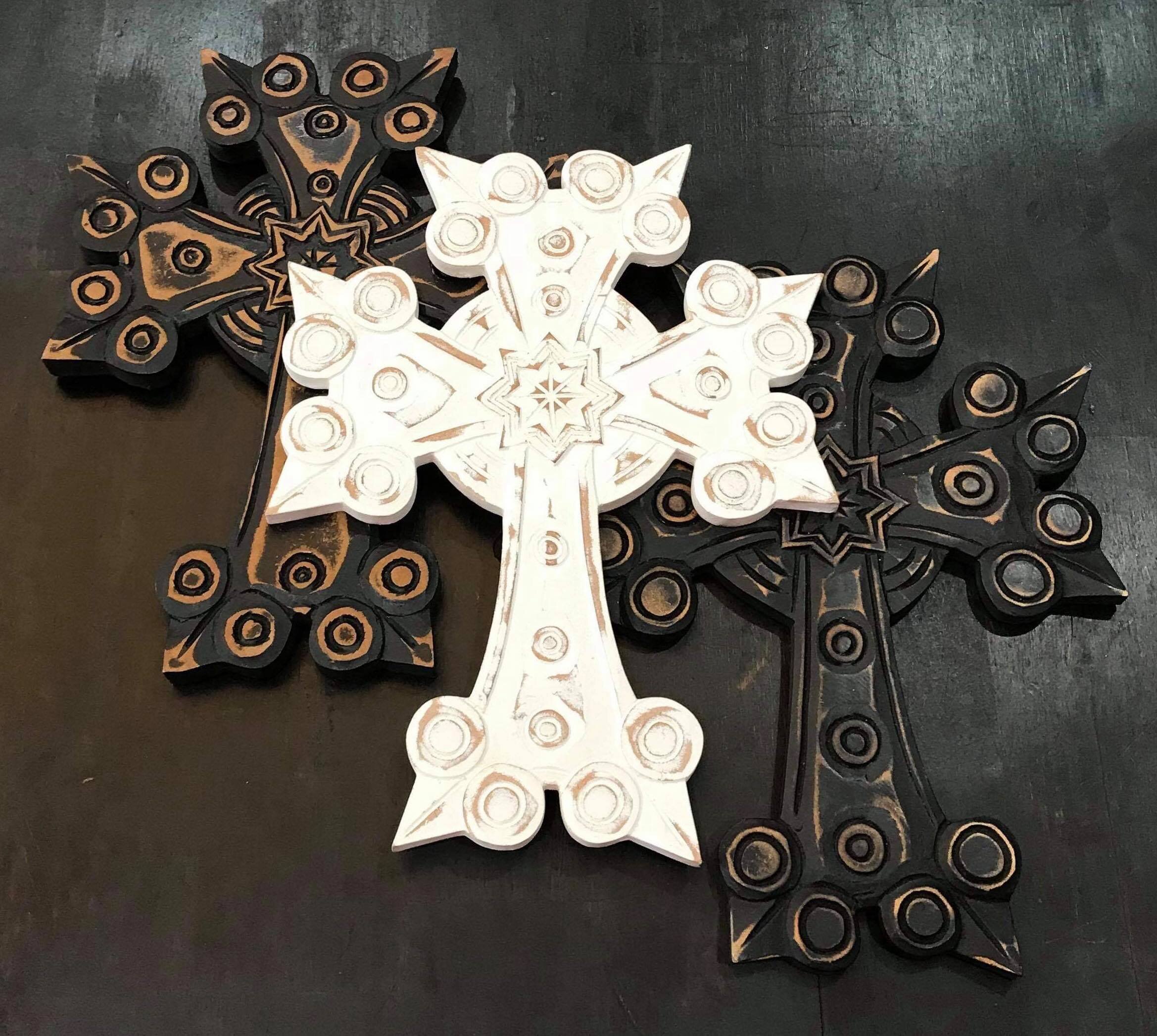 Hand Cut Wall Cross