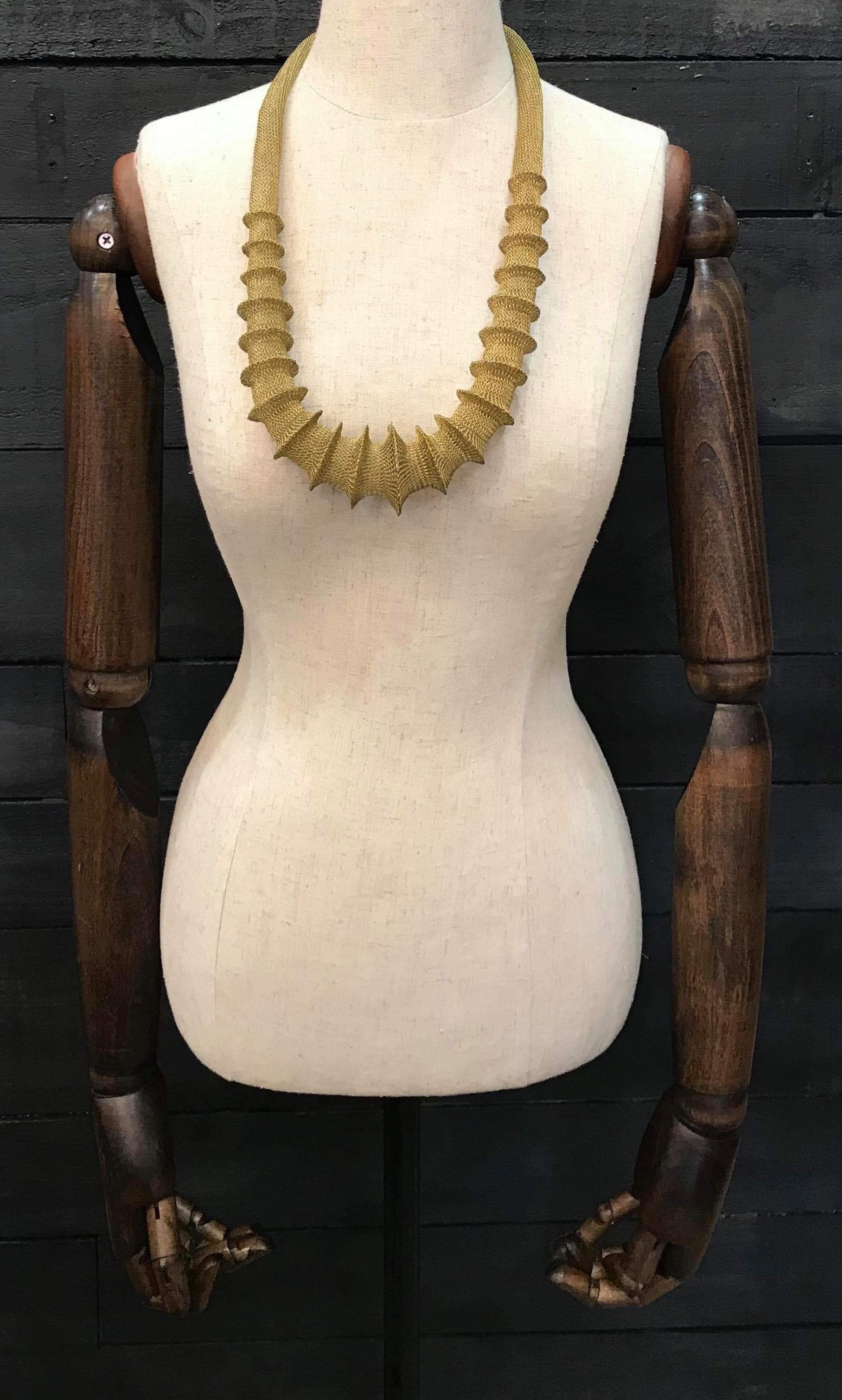 Brass Ridge Necklace