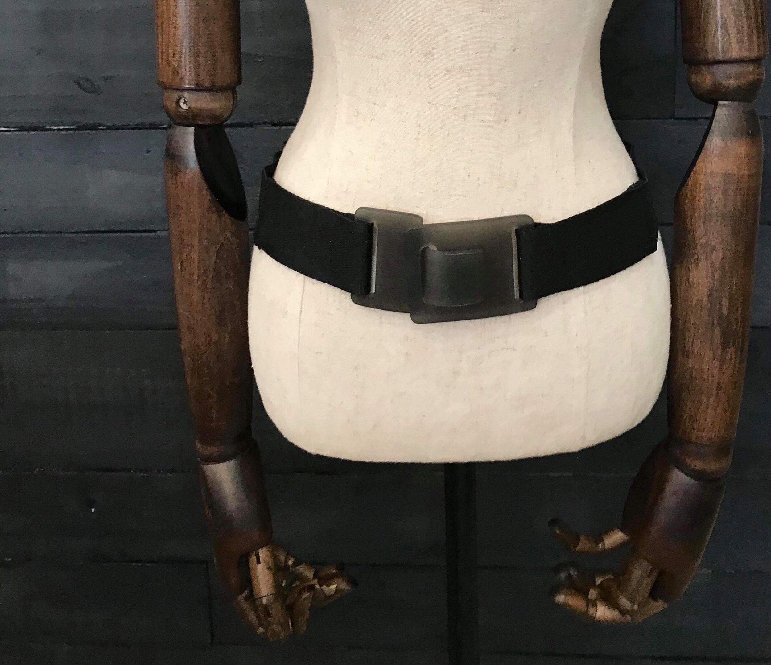 Black Elastic Belt
