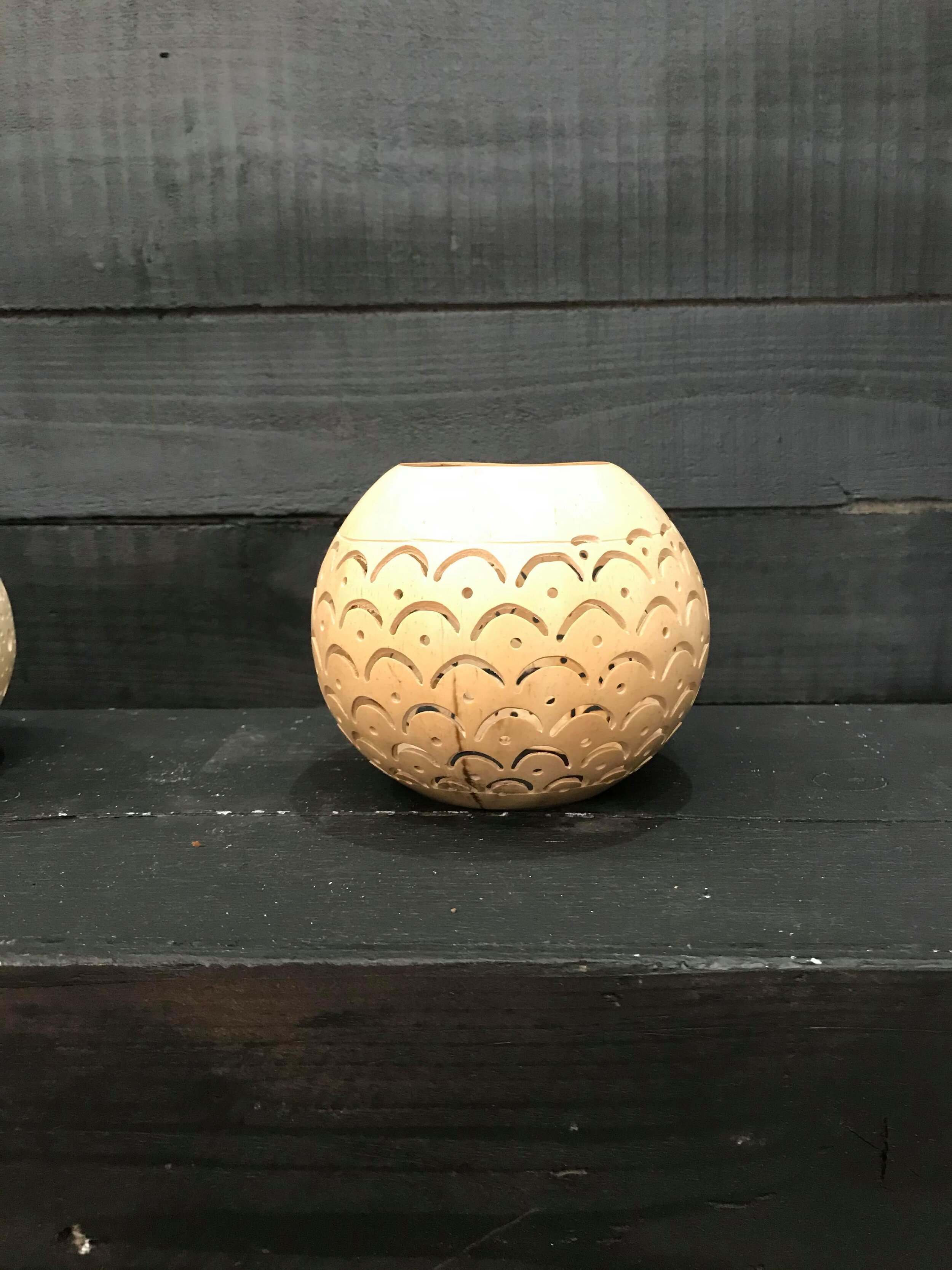 Coconut Tealight Cover 045