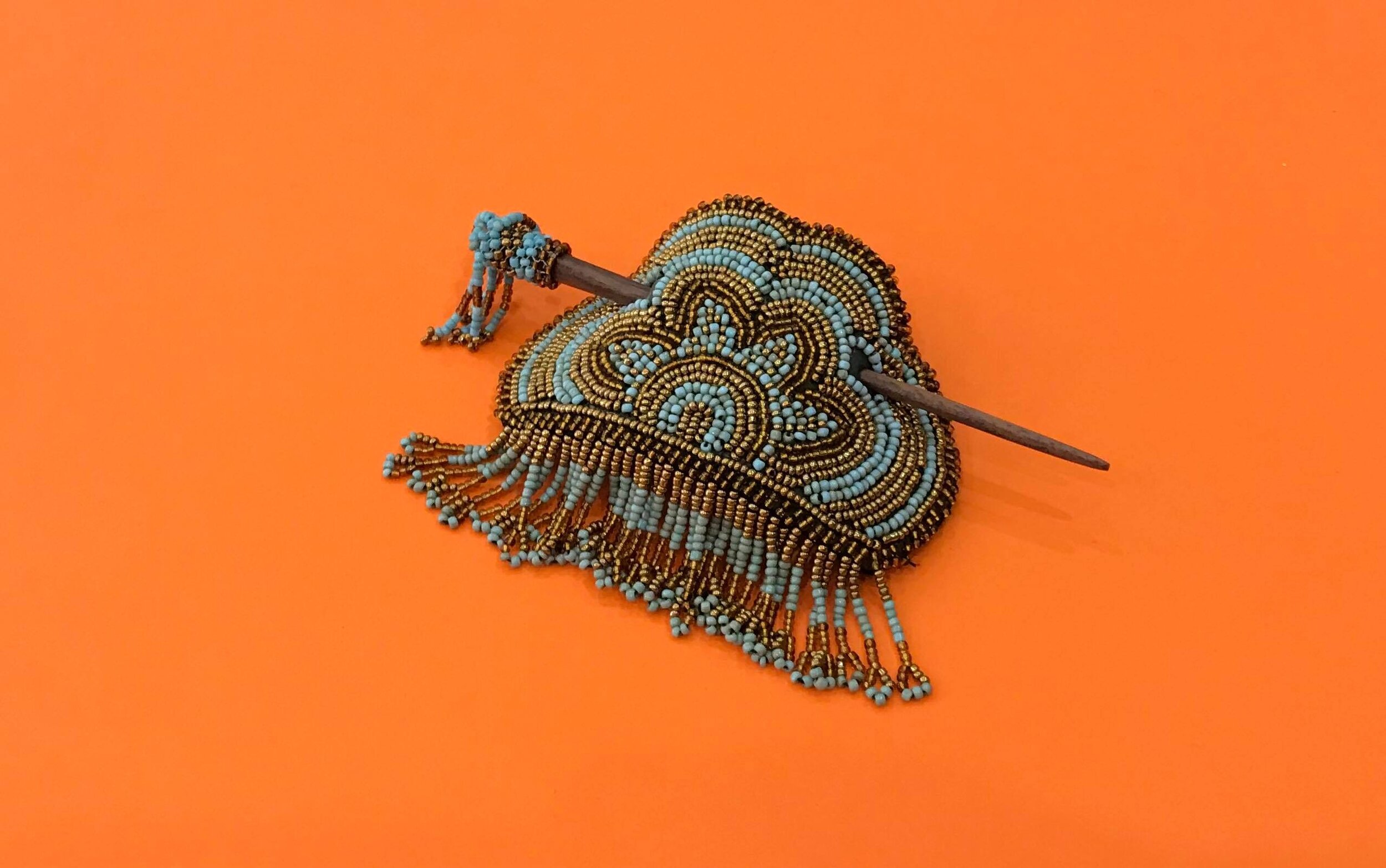 Hairfringe Aqua/Bronze