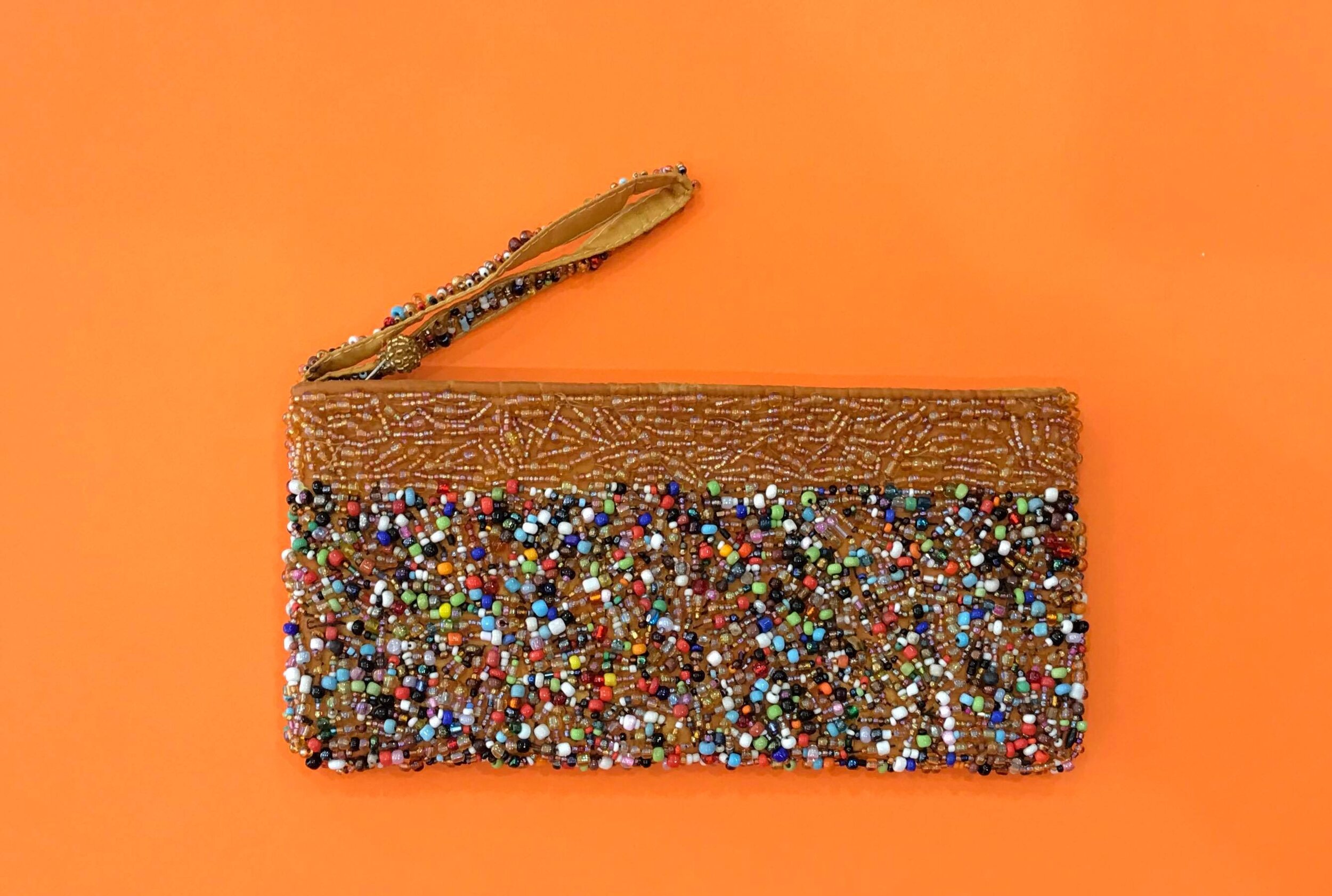 Clutch Purse Multi/Pumpkin