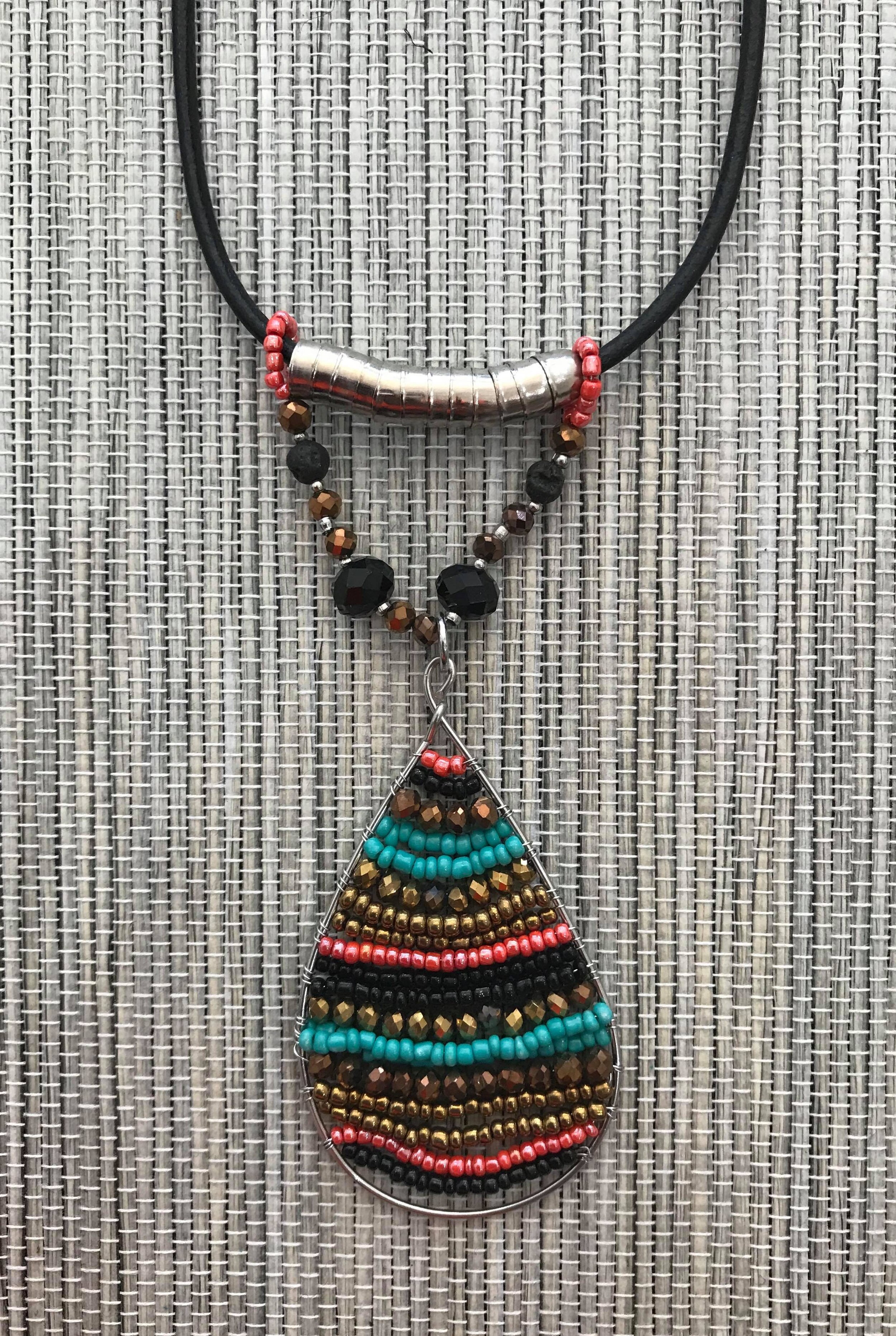 Kandi Necklace Bronze