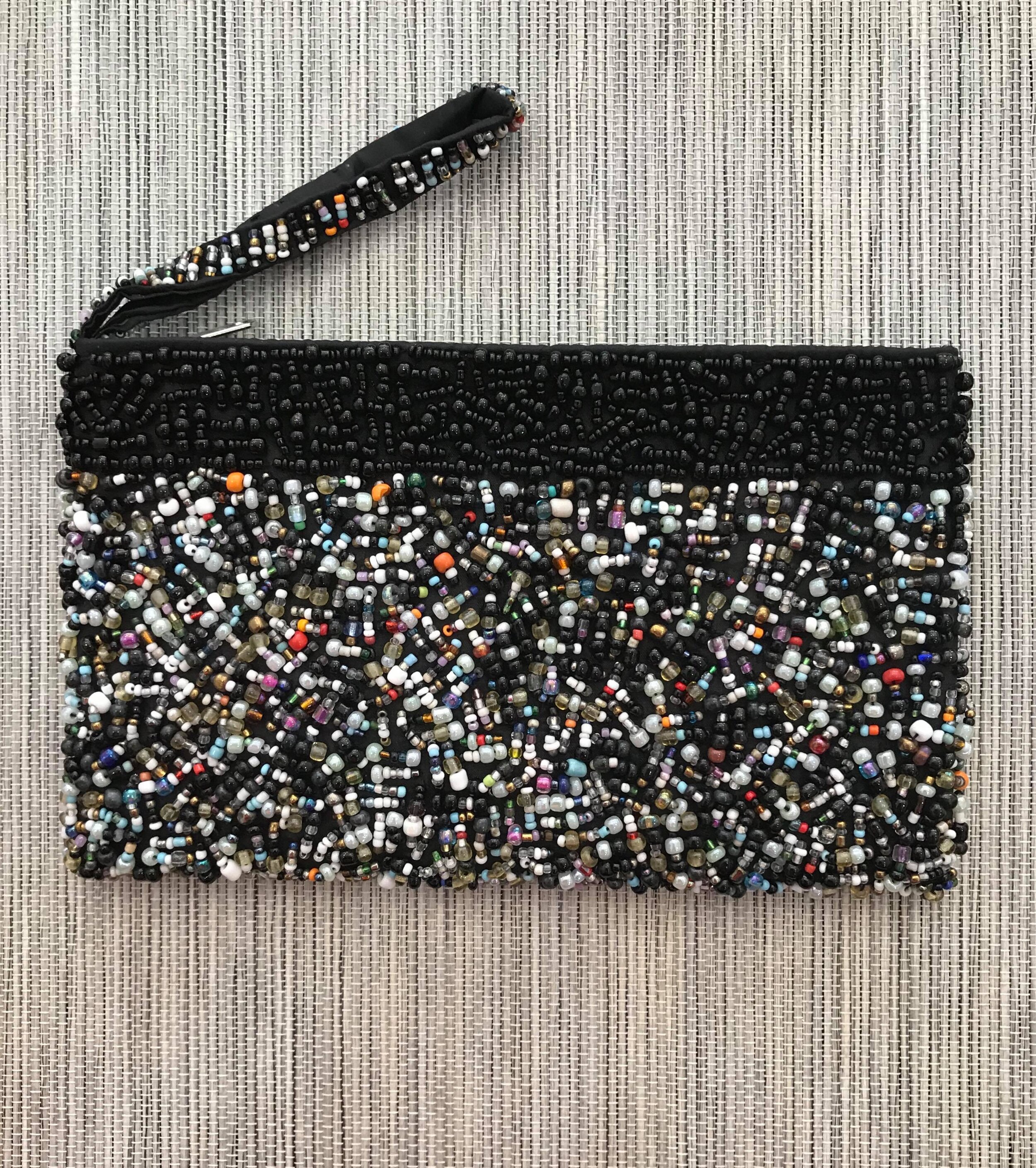 Clutch Purse Black / Multi