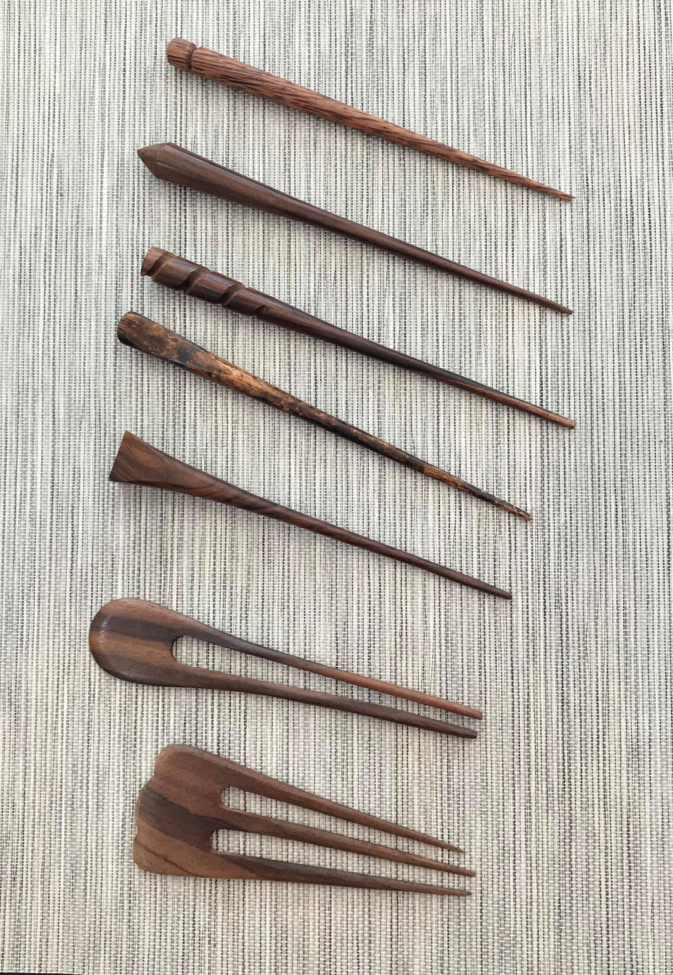 Wooden Hairpins