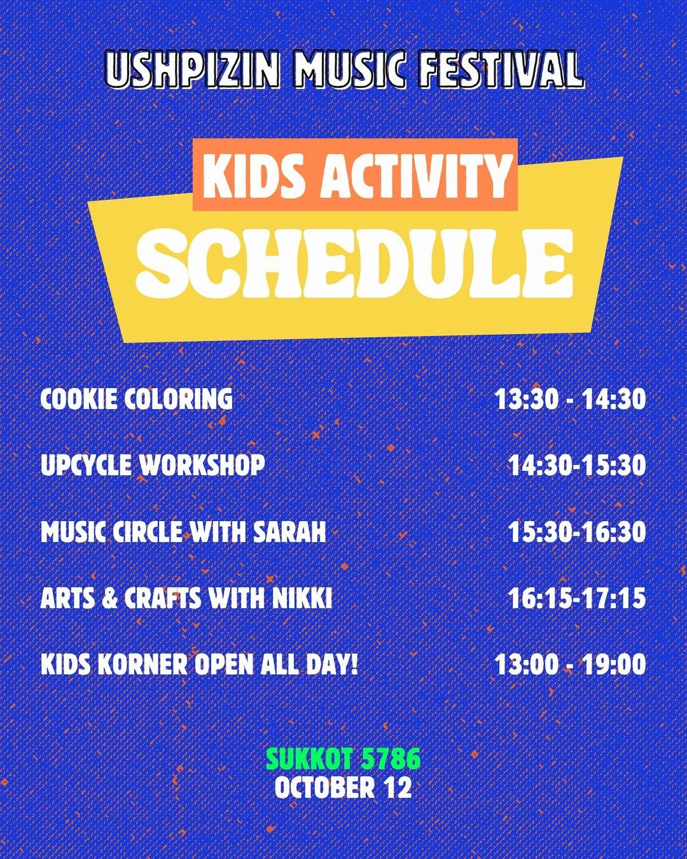 The kids are gonna be alright!
#Ushpizin2025
Join the experience !!!