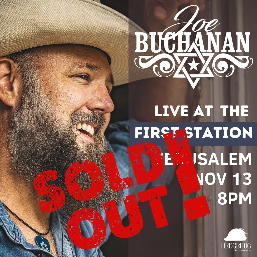 ✨ SOLD OUT ✨
Jerusalem, you did it! Our Joe Buchanan is officially sold out at The Terminal by The First Station.

Huge thanks to everyone who grabbed a ticket &mdash; we can&rsquo;t wait to welcome you for an unforgettable night of soul, stories, an