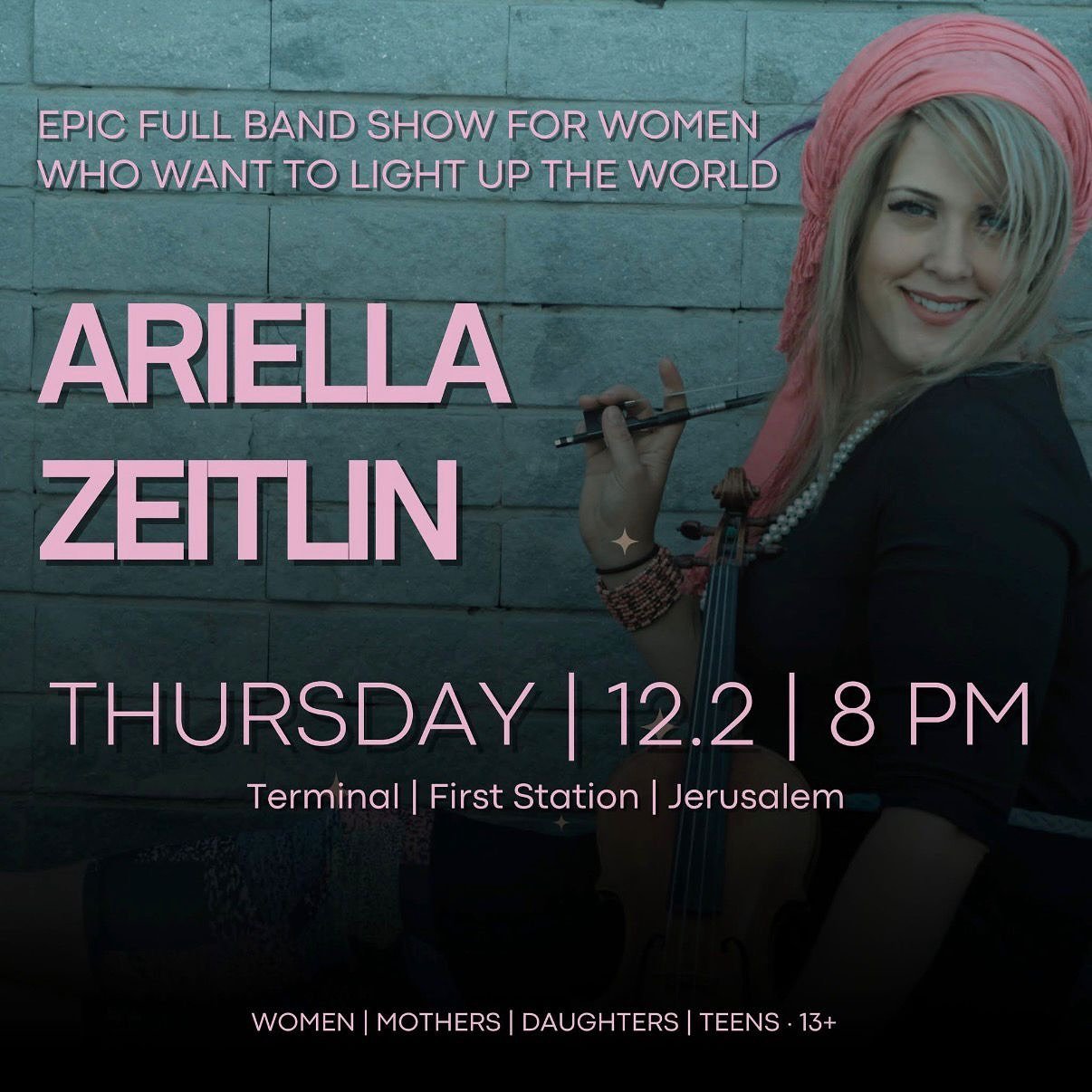 Can&rsquo;t wait for tonight with @ariellazeitlinmusic at The Terminal by @firststation !

This WOMEN- ONLY event will be extremely special, don&rsquo;t miss out! Last Tix avails at The Door 🎫