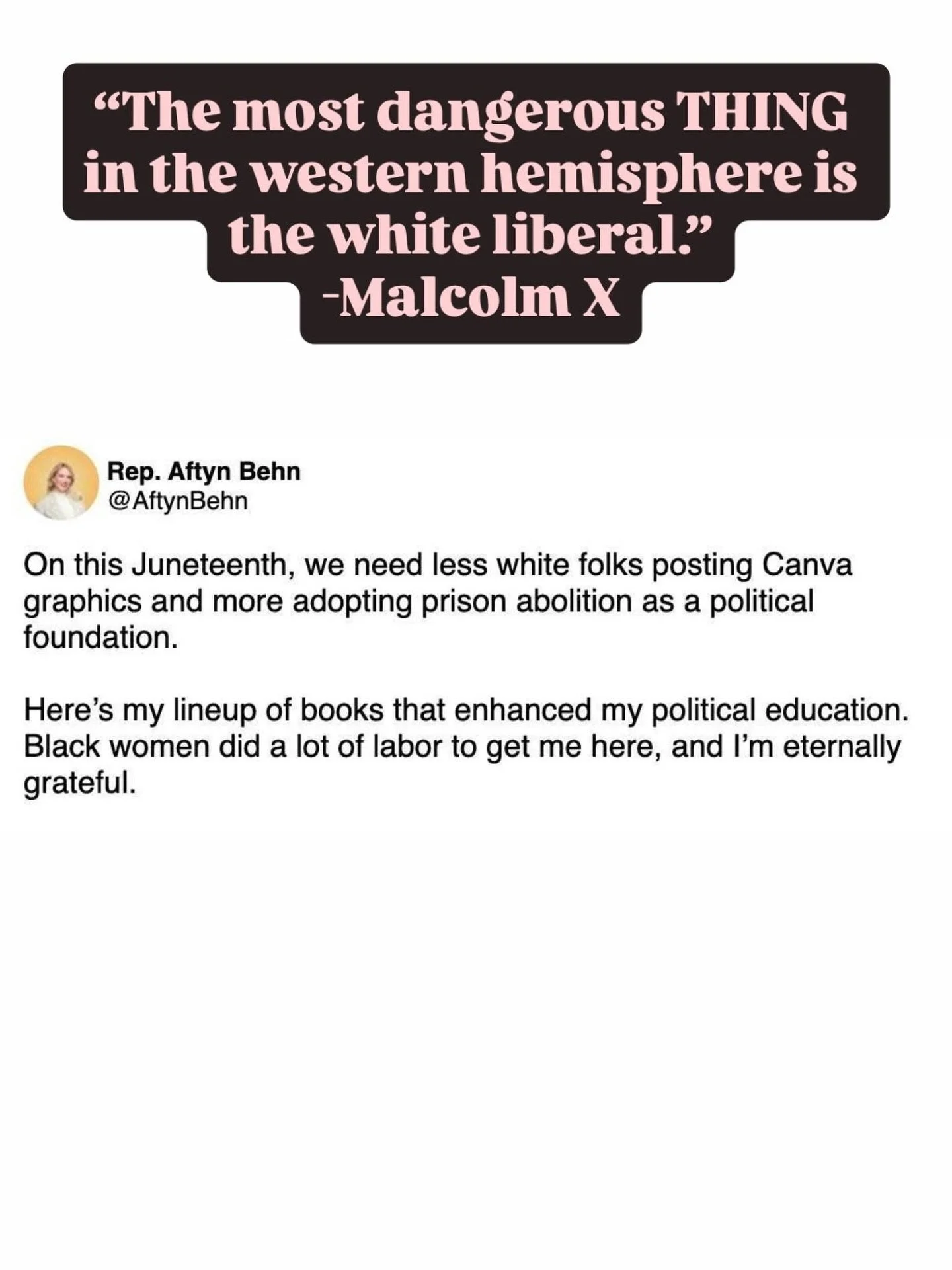 In a deleted 2024 post, TN-07 Dem nominee Aftyn Behn advocated for abolishing prisons. 😳🤦🏻&zwj;♂️