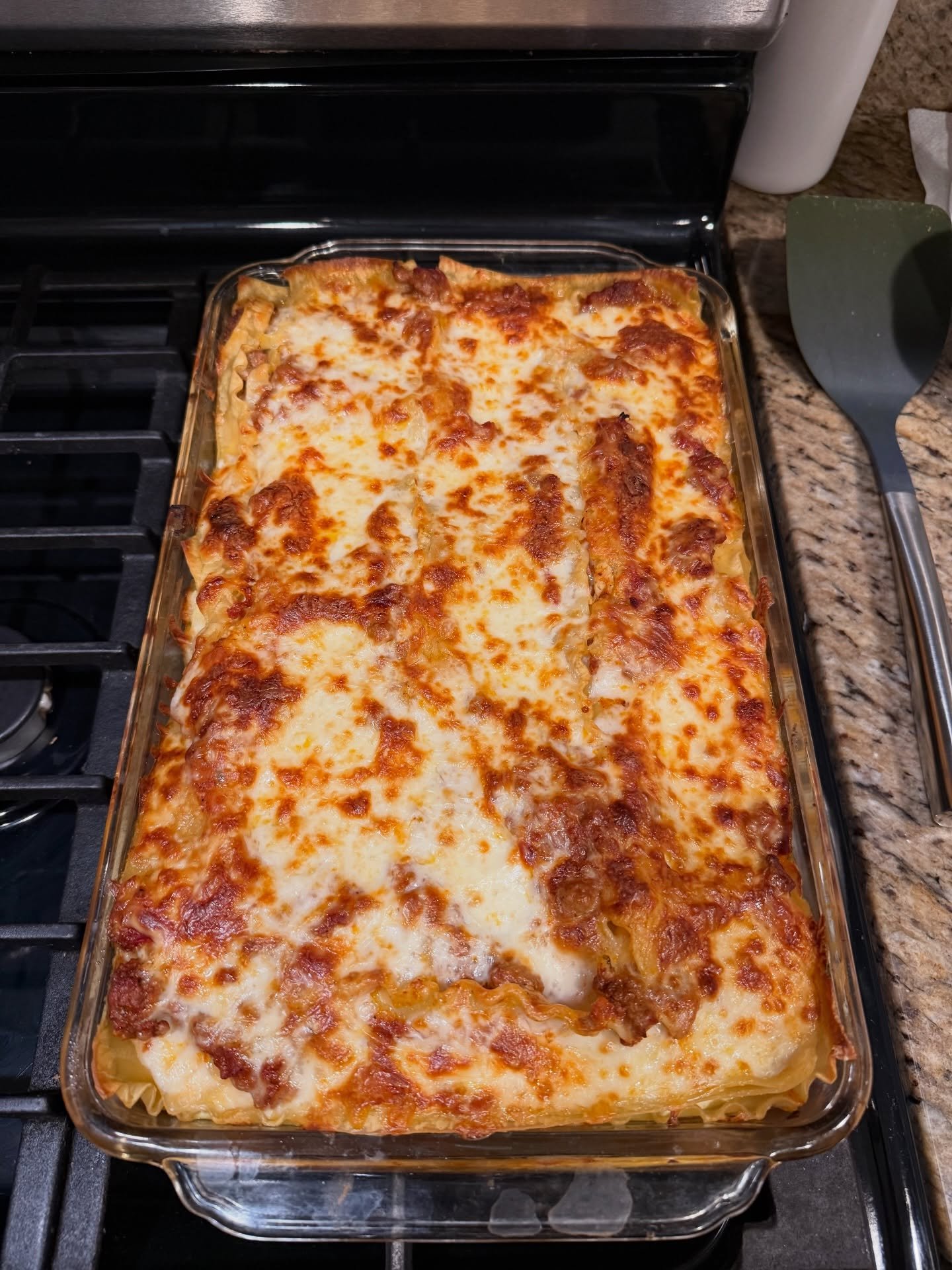 My wife made this lasagna from scratch. It&rsquo;s every bit as good as you would think. I am a lucky man. LOVE YOU MAMA! 😍🥰🫡