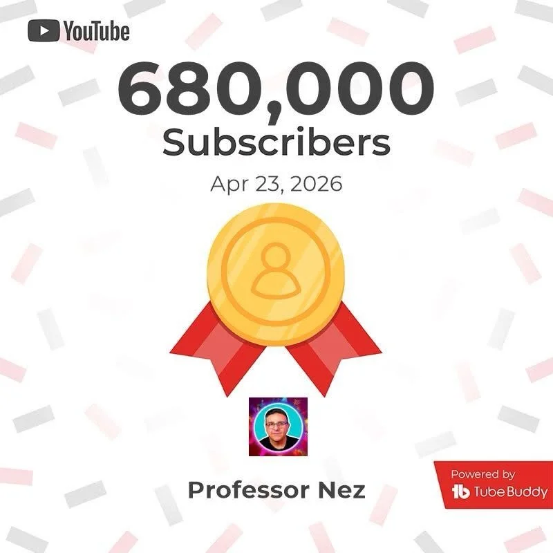 My Dearest Nez Nation,
Today we reached 680,000 subscribers!

I am truly humbled and grateful beyond words. You are not just viewers &mdash; you are family. Patriots who choose truth, reason, and the enduring principles that built this great Republic