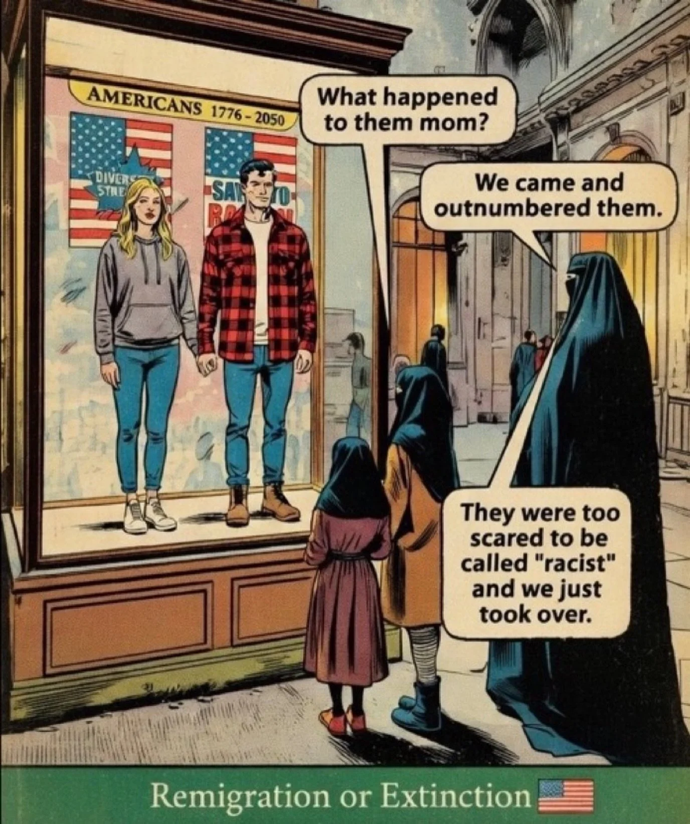 Remigration or extinction. 

Start with Mentally Ilhan Omar.