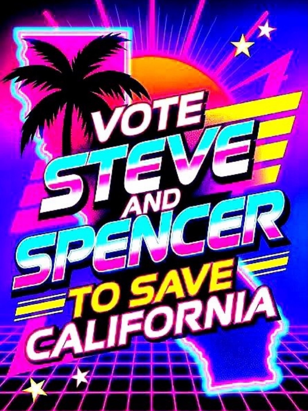🌅 YOU CAN DO IT CALIFORNIA‼️

🇺🇸 VOTE SPENCER PRATT &amp; STEVE HILTON

💛CALIFORNIA DESERVES SOME LOVE FOR ONCE🙏🏻