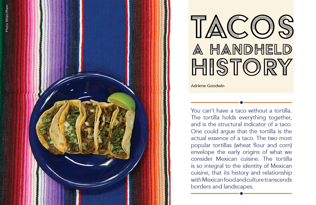 Magazine Spread - Tacos: A handheld history