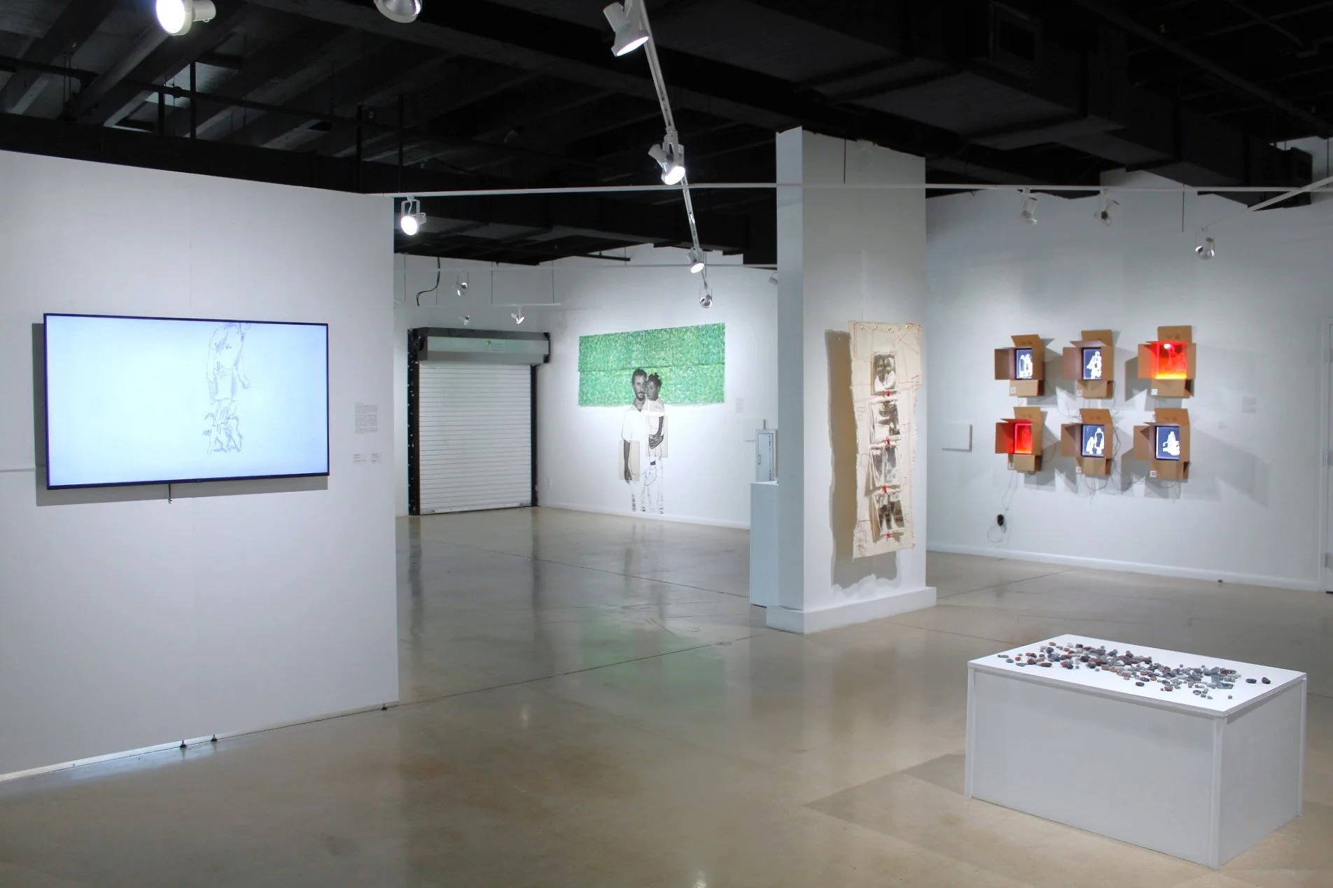  All photos of the group exhibition, A Certain Thread, were taken by Arts Warehouse, (Delray Beach, FL).  
