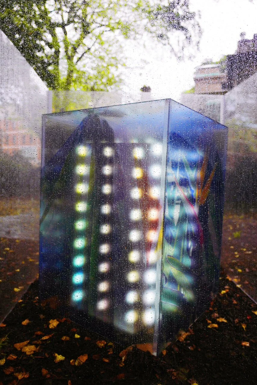 Detail of "This Must Be the Place" at VCU School of the Arts 2019 Spring MFA Show, Anderson Gallery, Richmond, VA, Photo by Margaret Bakke