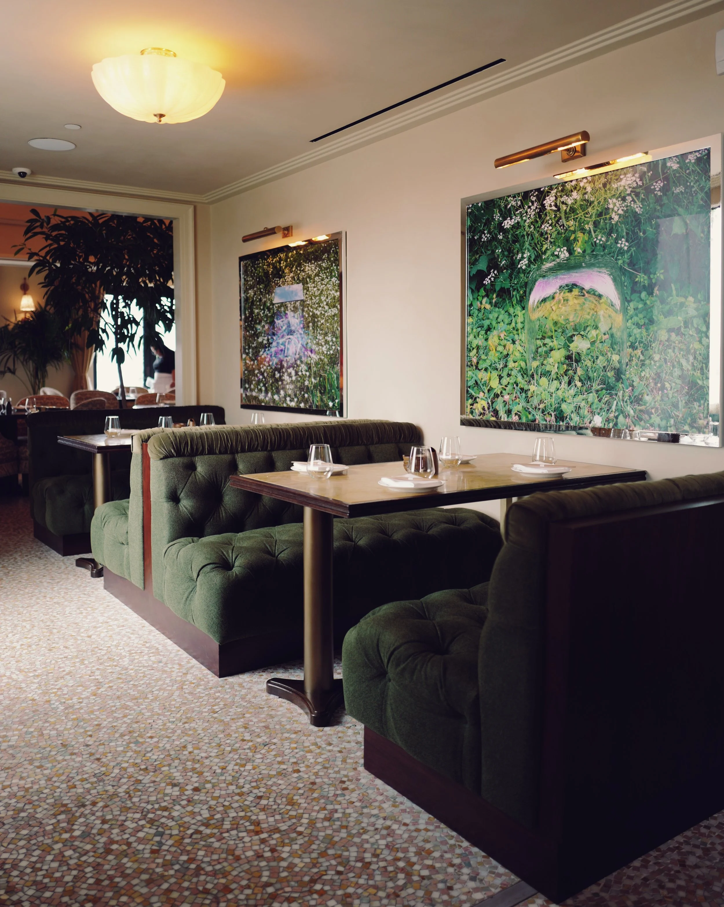  “Daydream II” and “Daydream I” at the Cocktail Bar in the permanent collection at the Ned’s Club, Washington, D.C.   