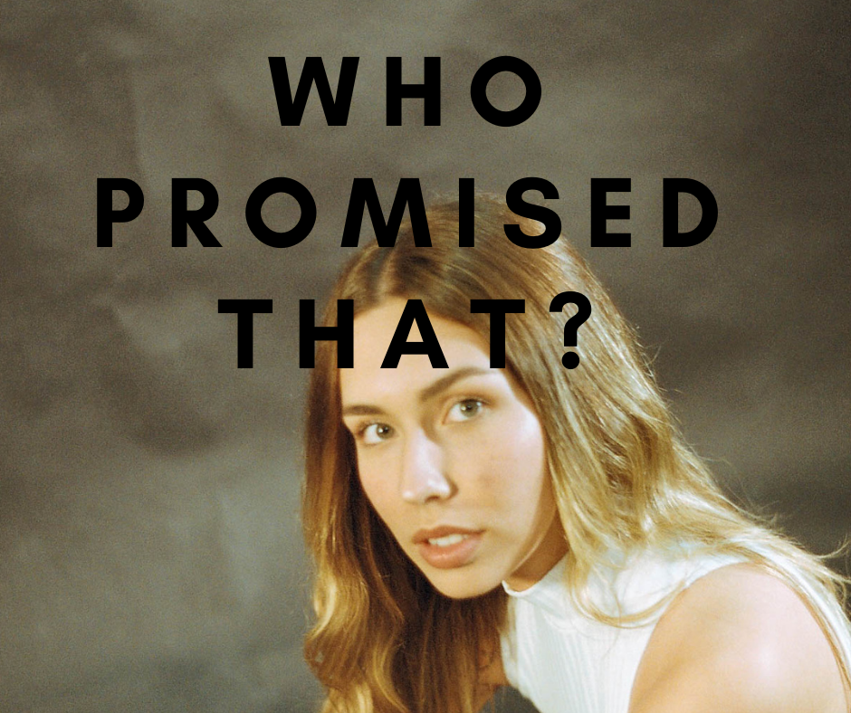 Who promised that?