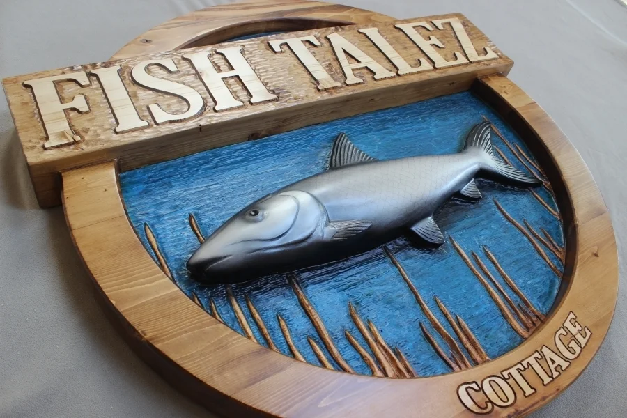 Fish Signs, Fisherman signs, Fishermen signs, Angler Signs by Fox Wood Signs