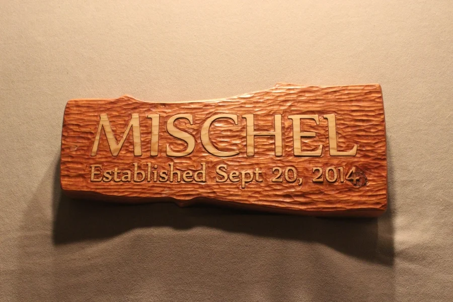 Custom Carved Wood signs, home signs, house signs, cabin signs by Fox Wood Signs