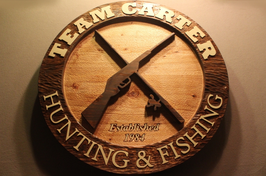 Hunting Cabin Signs, Fishing signs, rustic wood signs by Fox Wood Signs