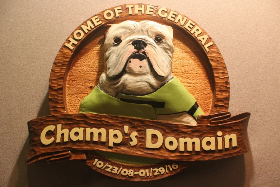 Dog signs, pet signs by Fox Wood Signs