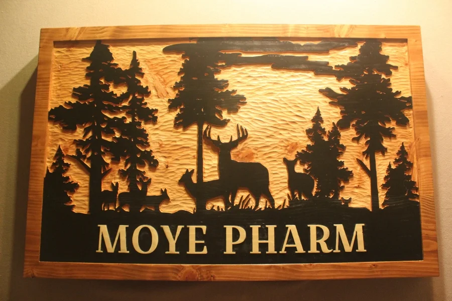 Hunting Cabin signs, farm signs by Fox Wood Signs