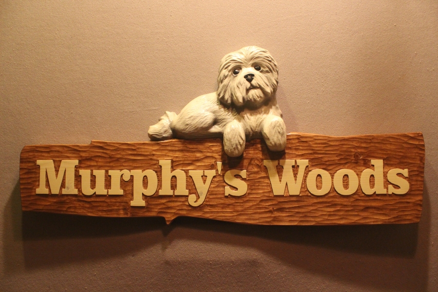 Dog signs by Fox Wood Signs