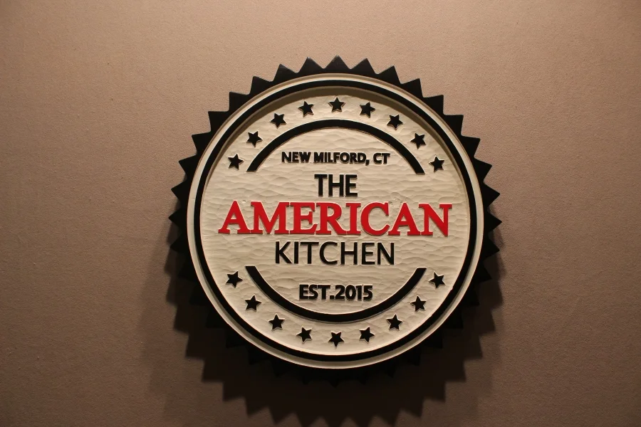 Restaurant signs by Fox Wood Signs