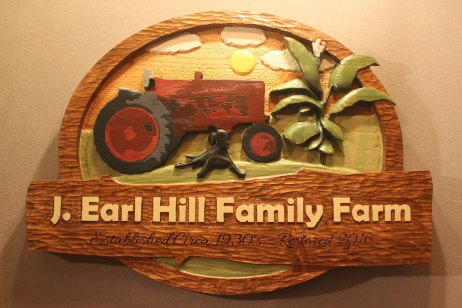 Farm signs, tractor signs, dog signs by Fox Wood Signs