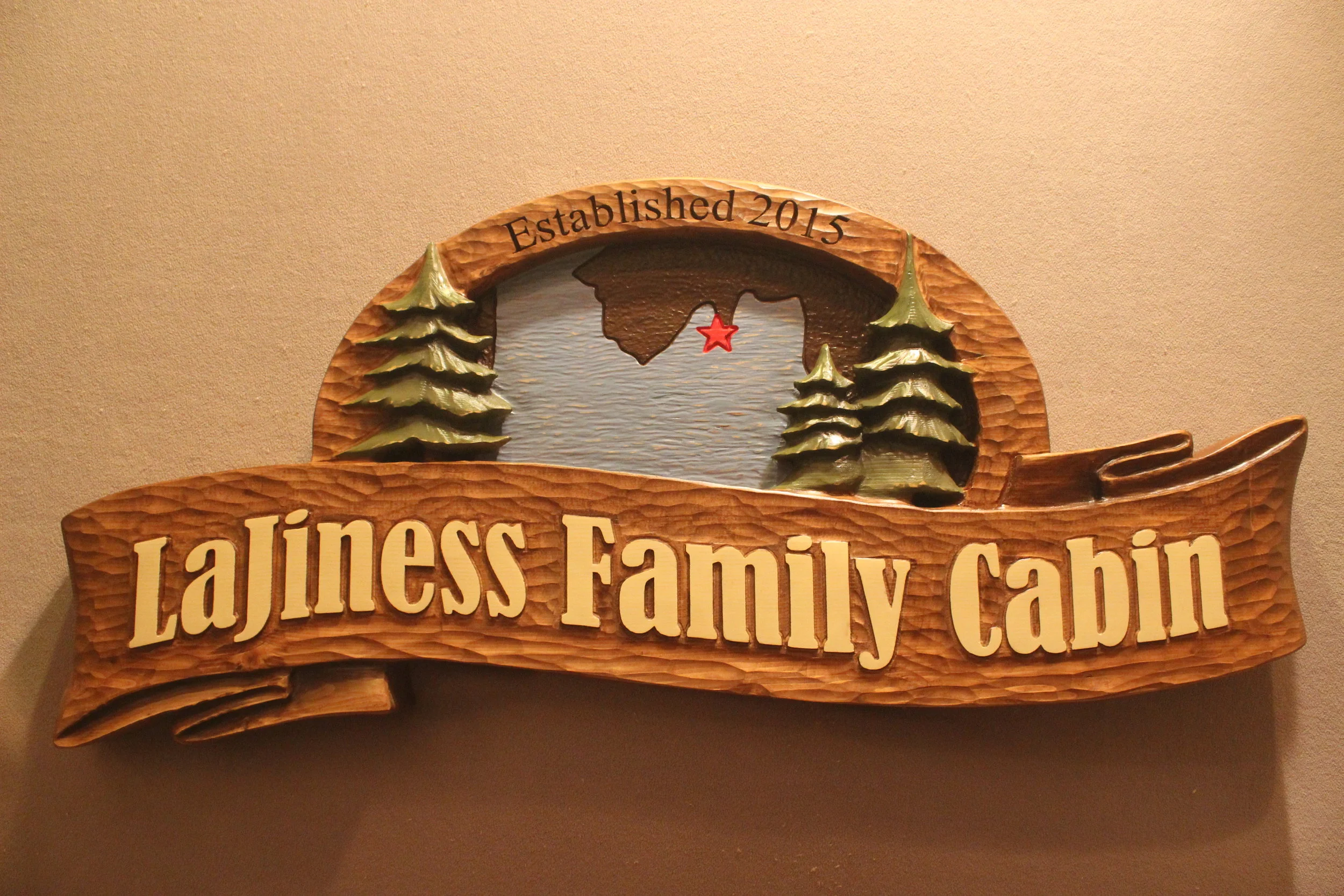 Cabin signs, Cottage signs, home signs, Family name signs by Fox Wood Signs