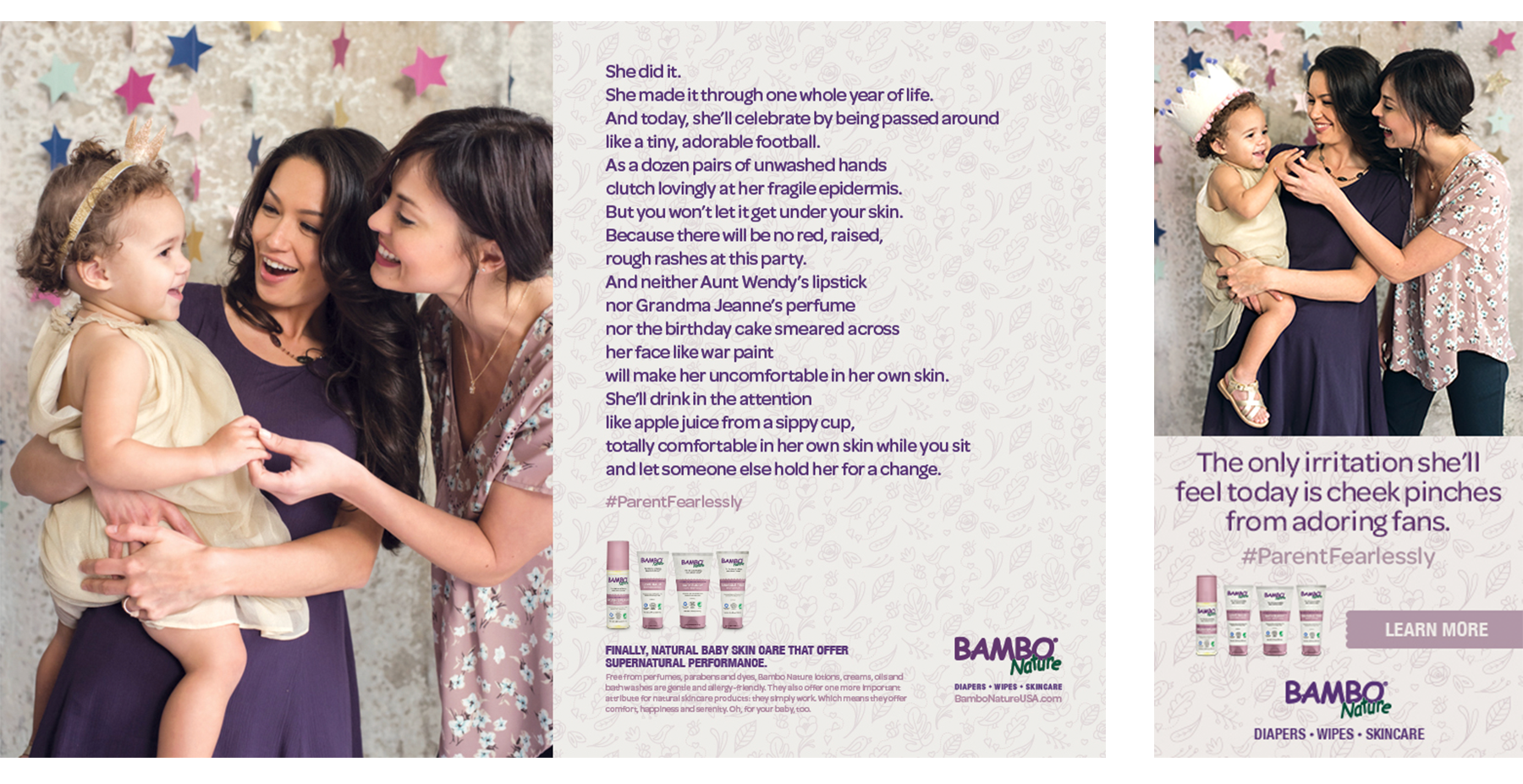 Skin Care: Print & Banner Ads