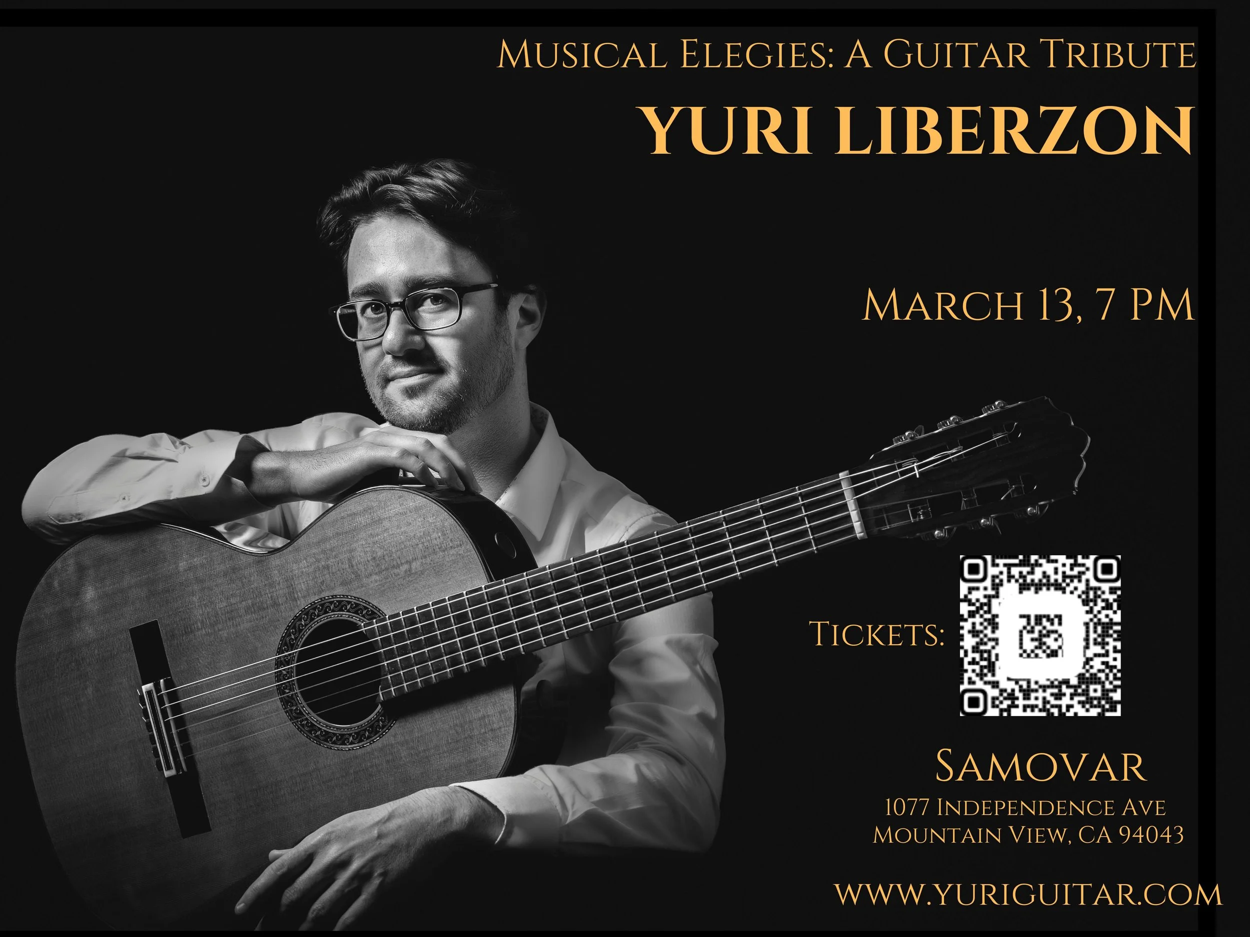 Solo Concert at Samovar in Mountain View, CA