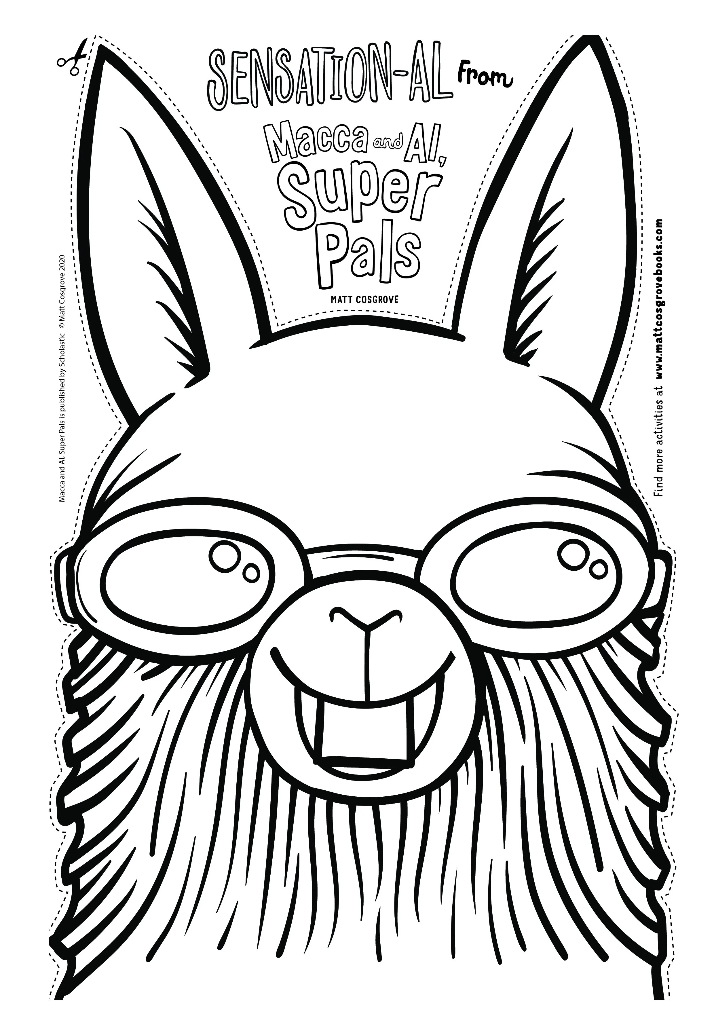 SUPER EASY MACCA THE ALPACA BOOK WEEK IDEAS Matt Cosgrove super-easy-macca-the-alpaca-book-week-ideas-matt-cosgrove