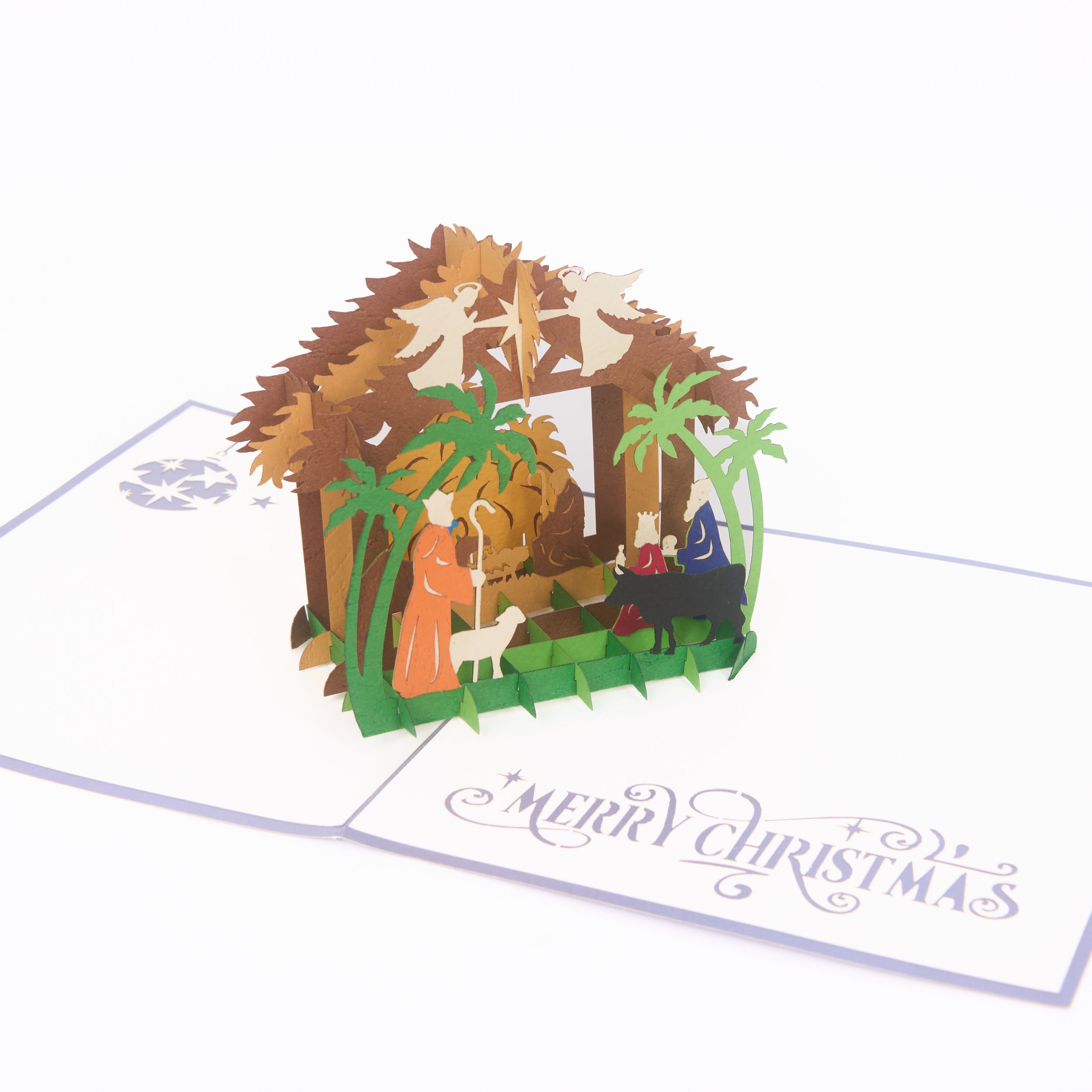 Christmas 3D Nativity Scene Pop up Card