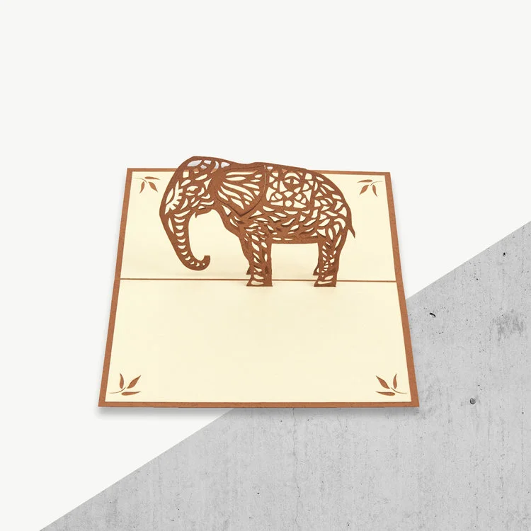 Elephant Pop Up Card