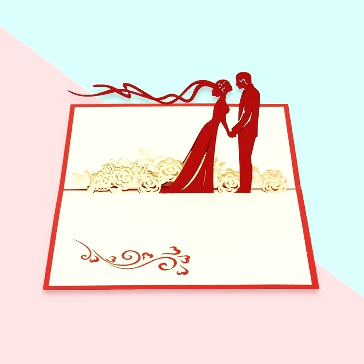 Mr & Mrs Pop Up Card