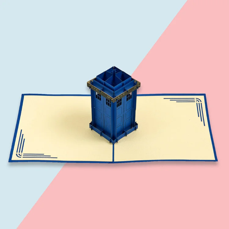 Police Box / Tardis Pop Up Card