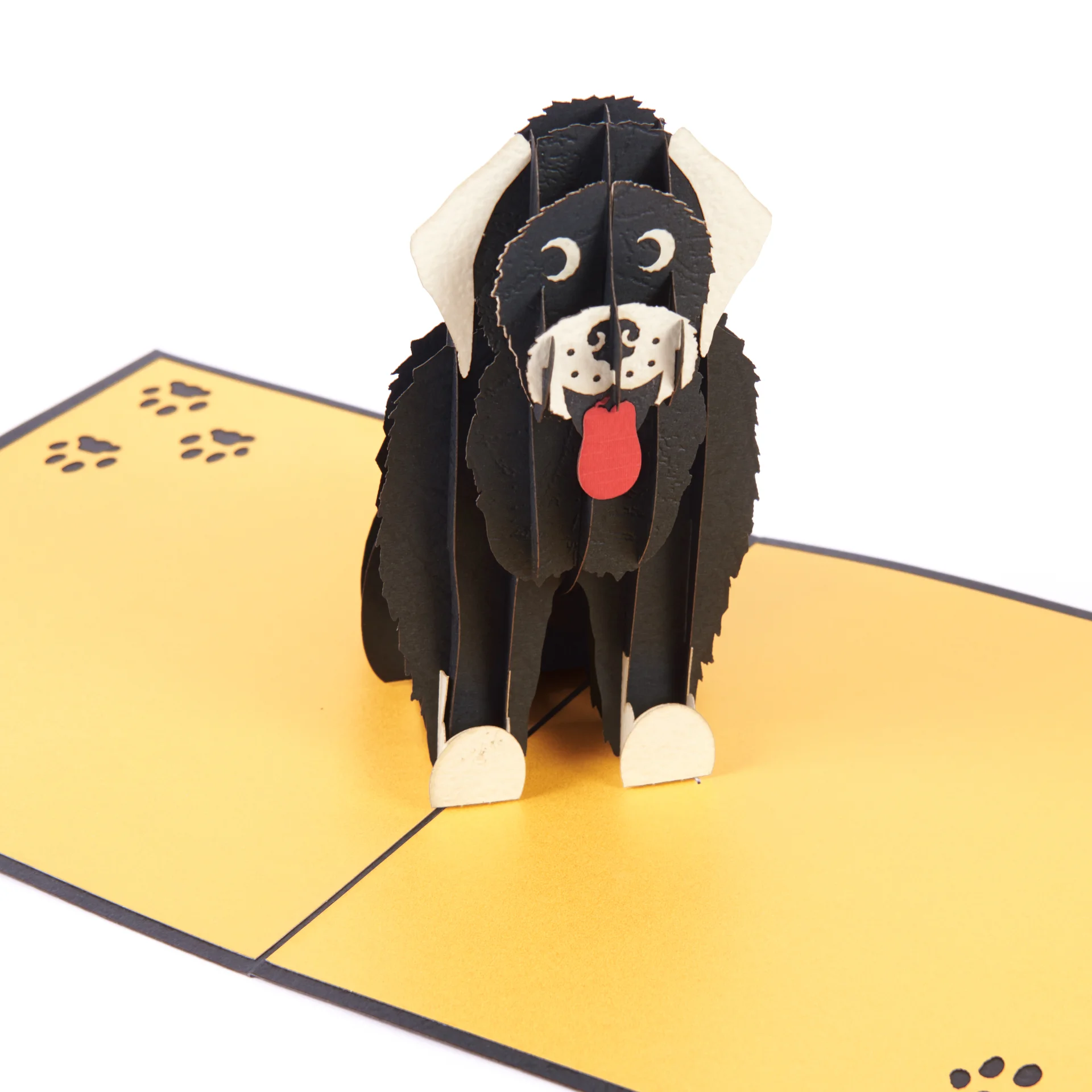 Dog (Black) Pop Up Card