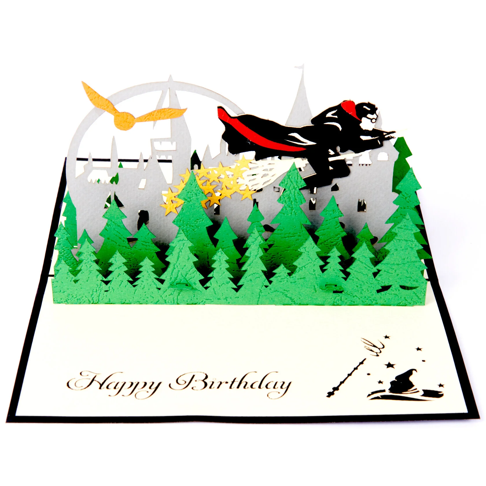 Happy Birthday Harry Potter Pop Up Card