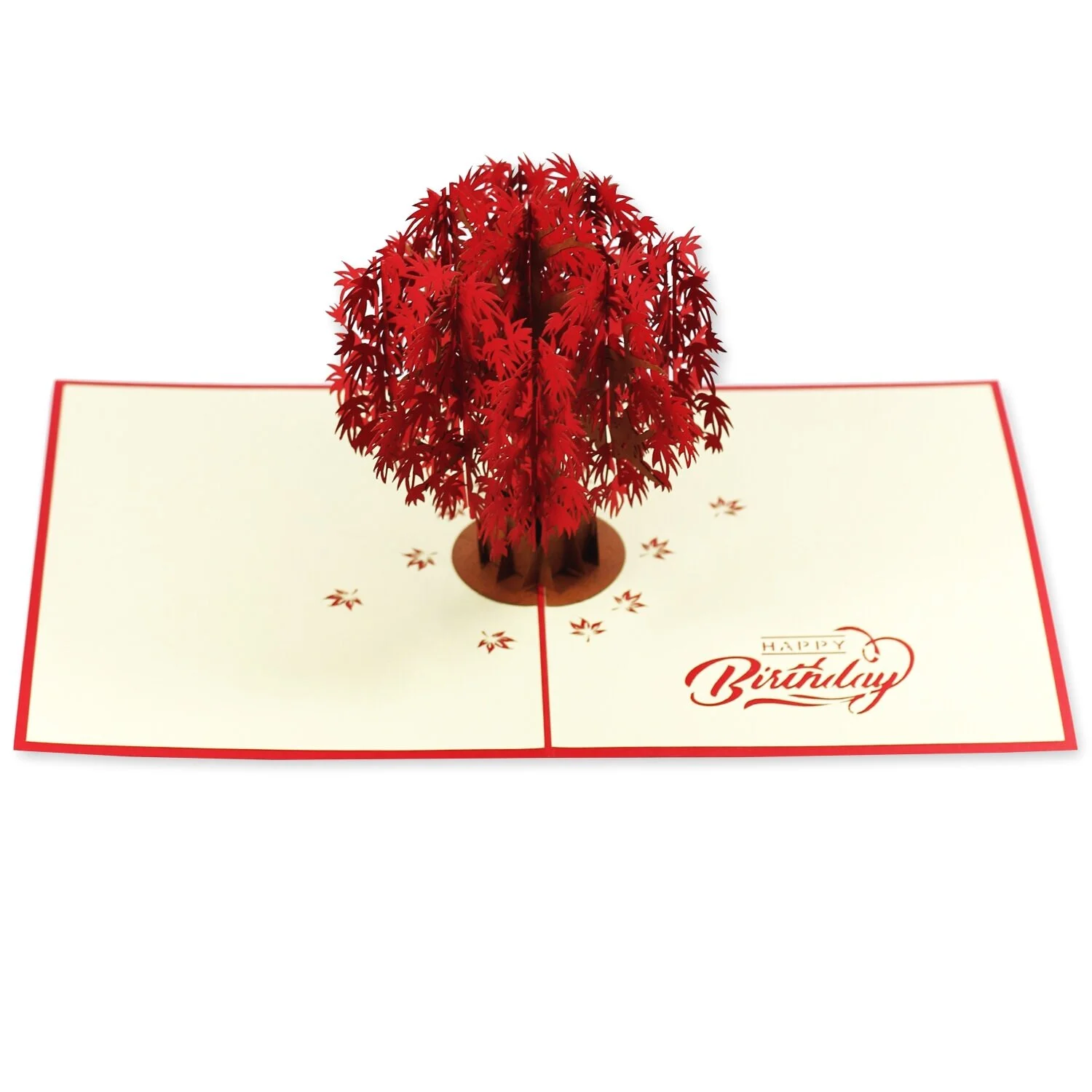 Happy Birthday Acer/ Maple Tree Pop Up Card